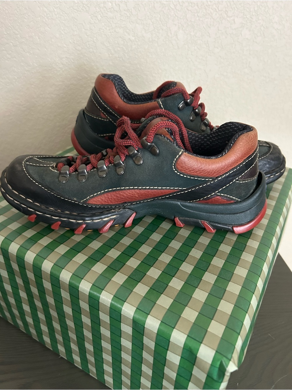 Women’s Born Concept Black and Brown hiking shoes